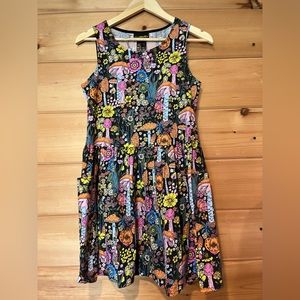 Nooworks big pocket mushroom dress NWT